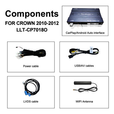 Ασύρματο Apple CarPlay Box για Crown S200 RS204 GWS204 URS204 URS206 Majesta XV Athlete Saloon Toyota Ενσωματωμένο Android Auto