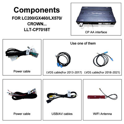 Διασύνδεση Apple CarPlay για Crown S210 AWS210 GRS210 GWS214 GWS215 Majesta Athlete Royal Saloon Ενσωματωμένο Android Auto, αντίστροφη κάμερα, κλίμα AC