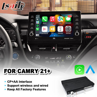 Lsailt Ασύρματη διεπαφή Android Auto Carplay για Toyota Camry Hybrid XSE XLE SL SE XV70 2021-2024