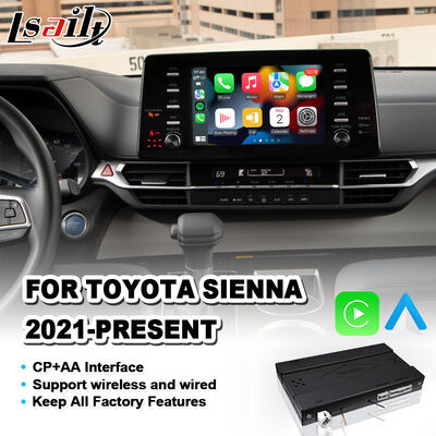Lsailt Wireless Android Auto Carplay Interface για την τρέχουσα Toyota Sienna LE XLE XSE του 2021