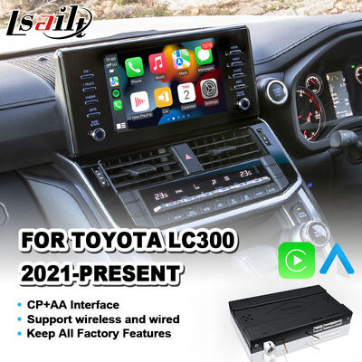 Lsailt Ασύρματη διεπαφή Android Auto Carplay για Toyota Land Cruiser 300 GX GXL AX LC300 2021-2024