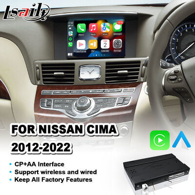 Lsailt Ασύρματη διεπαφή Android Auto Carplay για Nissan Cima 2012-2022