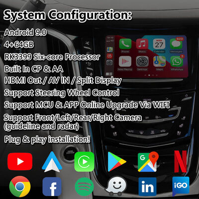 Lsailt Android Carplay Video Interface για το σύστημα CUE Cadillac Escalade 2015-2020