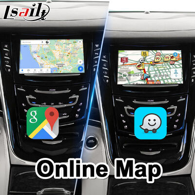 Lsait Android Navigation Multimedia Video Interface για το 2015-2020 Cadillac Escalade Σύστημα CUE με Carplay