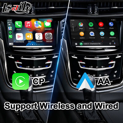 Διεπαφή βίντεο πλοήγησης GPS Android Lsailt για σύστημα CUE Cadillac CTS 2013-2019 με Carplay