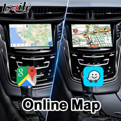 Διεπαφή βίντεο πλοήγησης GPS Android Lsailt για σύστημα CUE Cadillac CTS 2013-2019 με Carplay