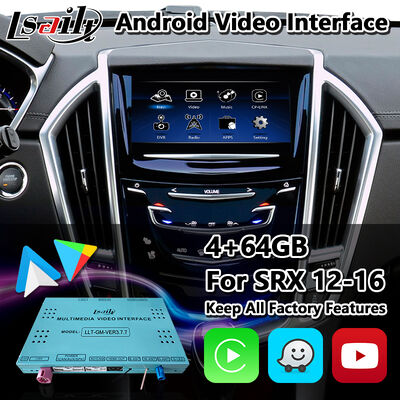 Διεπαφή πολυμέσων βίντεο Lsailt Android για σύστημα CUE Cadillac SRX 2012-2016 με Carplay