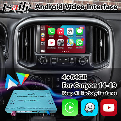 Διεπαφή βίντεο Lsailt Android Carplay για σύστημα Intellilink GMC Canyon 2015-2020