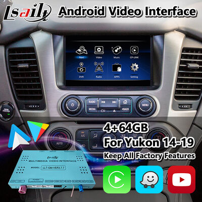 Διεπαφή πολυμέσων βίντεο Lsailt Android Carplay για σύστημα Intellilink GMC Yukon 2015-2020