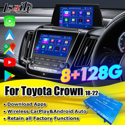 Ενσωμάτωση OEM και Κουτί Διεπαφής Android CarPlay για Crown S220 2018-2022 με Android Auto, YouTube, Netflix, Google Play