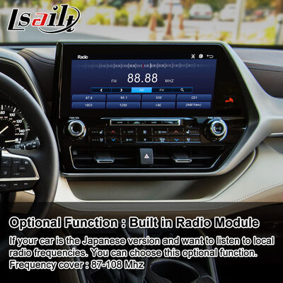 Lsailt Android Car Navigation Multimedia Video Interface για Toyota Highlander 2020-Σήμερα