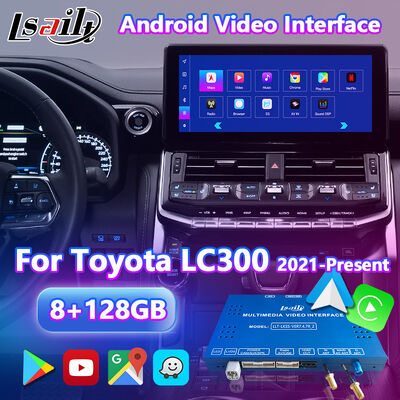 Lsailt Android Navigation Carplay Interface για το 2021-2024 Toyota Land Cruiser 300 GX-R VX-R GR GR-S Sahara ZX VX LC300