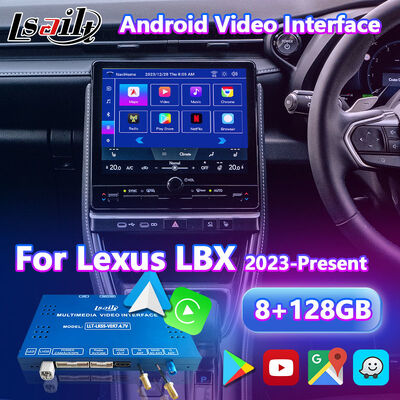 Διεπαφή πολυμέσων βίντεο Lsailt Android για Lexus LBX 2023-Σήμερα