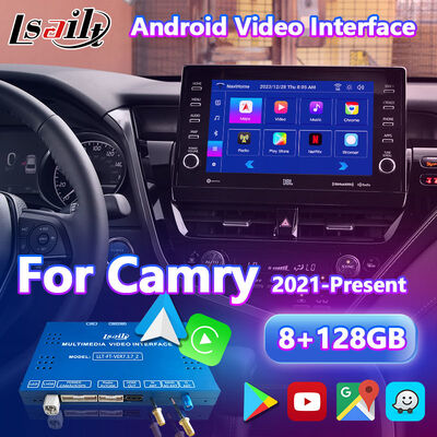 Lsailt Android Carplay Navigation Video Interface για το 2021-2024 Toyota Camry Hybrid XSE XLE SL SE XV70