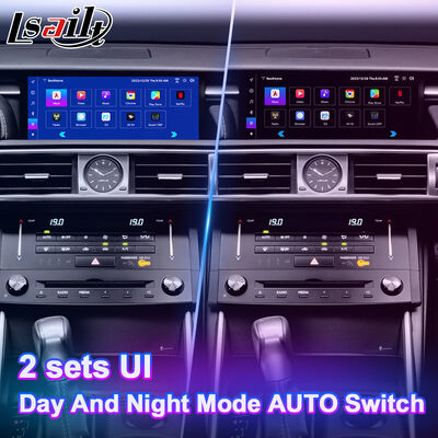 Lsailt 10,25 ιντσών Android Carplay πολυμέσων οθόνη για το 2013-2020 Lexus IS Knob IS250 IS200t IS300 IS300h IS350
