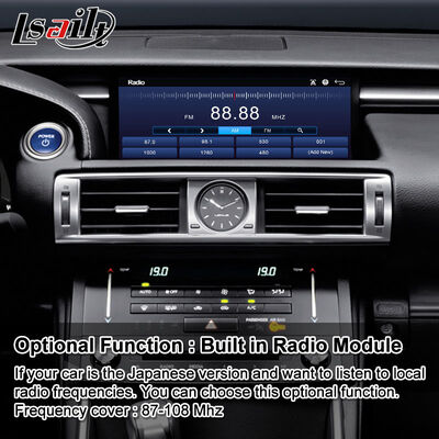 Lsailt 10,25 ιντσών Android Carplay πολυμέσων οθόνη για το 2013-2020 Lexus IS Knob IS250 IS200t IS300 IS300h IS350