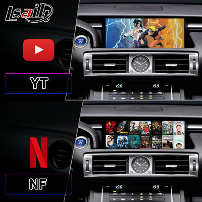 Lsailt 10,25 ιντσών Android Carplay πολυμέσων οθόνη για το 2013-2020 Lexus IS Knob IS250 IS200t IS300 IS300h IS350