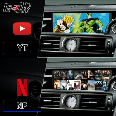 Lsailt Android Carplay πολυμέσων οθόνη διεπαφής για το 2014-2018 Lexus RC350 RC300h RC200t RC300 RCF