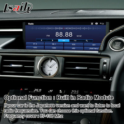 Lsailt Android Carplay πολυμέσων οθόνη διεπαφής για το 2014-2018 Lexus RC350 RC300h RC200t RC300 RCF