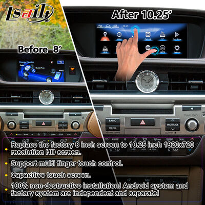 Lsailt Android πλοήγηση πολυμέσων οθόνη για 2012-2018 Lexus ES 300h ES250 ES350 ES300H