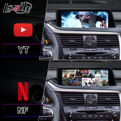 Lsailt Android Carplay πολυμέσων οθόνη διεπαφής για το 2016-2019 Lexus RX Knob RX350 RX450h RX200t RX300