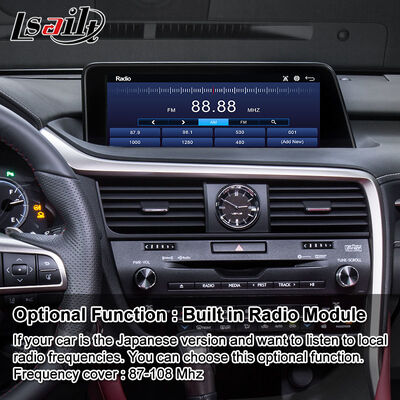 Lsailt Android Carplay πολυμέσων οθόνη διεπαφής για το 2016-2019 Lexus RX Knob RX350 RX450h RX200t RX300
