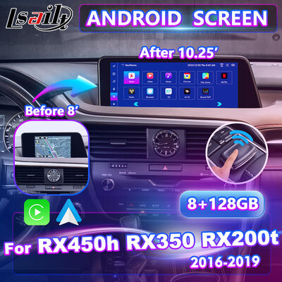 Lsailt Android Multimedia Carplay Screen για 2016-2019 Lexus RX RX450h RX350 RX200t RX300 RX450L RX350L