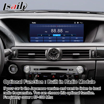 Lsailt Android Carplay πολυμέσων οθόνη για το 2012-2020 Lexus GS 200t GS300h GS250 GS350 GS450h GSF GS200t