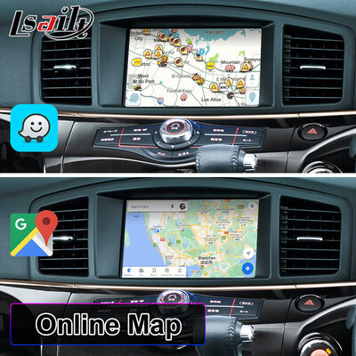 Lsailt Android Carplay πολυμέσων οθόνη για το 2010-2020 Nissan Elgrand E52