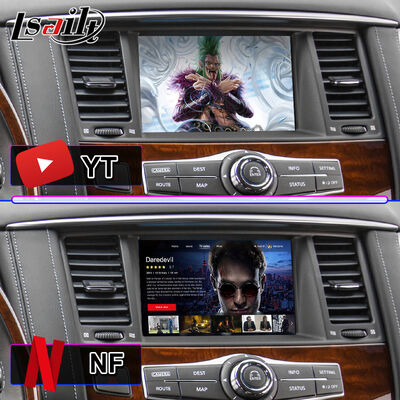 Lsailt Android Carplay πολυμέσων οθόνη για το 2010-2017 Infiniti QX80 QX56