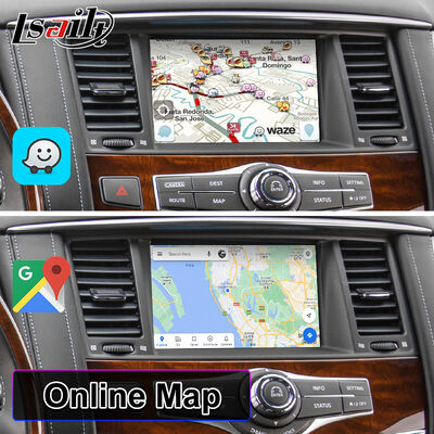 Lsailt Android Carplay πολυμέσων οθόνη για το 2010-2017 Infiniti QX80 QX56