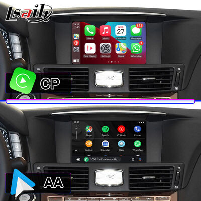 Ηθόνη πολυμέσων Android Carplay για το 2010-2023 Infiniti M25 M30d M37 M56 M35h Y51 Q70