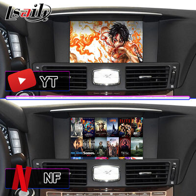 Ηθόνη πολυμέσων Android Carplay για το 2010-2023 Infiniti M25 M30d M37 M56 M35h Y51 Q70