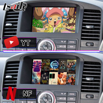Lsailt Android Carplay πολυμέσων οθόνης για το 2010-2015 Nissan Navara D40