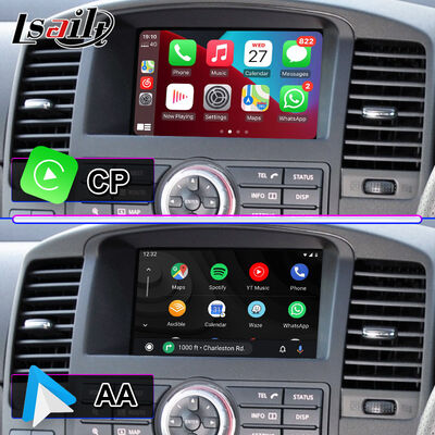 Lsailt Android Carplay πολυμέσων οθόνης για το 2010-2015 Nissan Navara D40