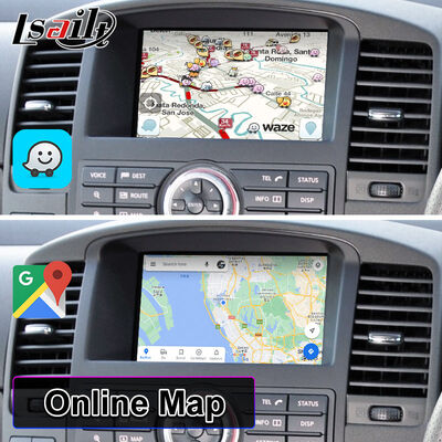 Lsailt Android Carplay πολυμέσων οθόνης για το 2010-2015 Nissan Navara D40