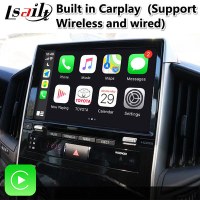 4+64GB αρρενωπή τηλεοπτική διεπαφή Carplay για την αφή 3 ταχύπλοων σκαφών LC200 lc-GT GXR 2018-2021 εδάφους της Toyota