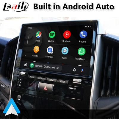4+64GB αρρενωπή τηλεοπτική διεπαφή Carplay για την αφή 3 ταχύπλοων σκαφών LC200 lc-GT GXR 2018-2021 εδάφους της Toyota