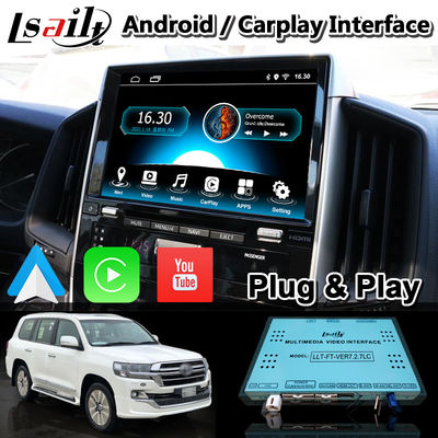 4+64GB αρρενωπή τηλεοπτική διεπαφή Carplay για την αφή 3 ταχύπλοων σκαφών LC200 lc-GT GXR 2018-2021 εδάφους της Toyota