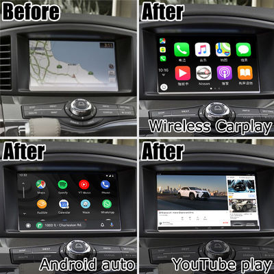 Nissan Elgrand Quest E52 Android 13 βίντεο διεπαφή Box carplay android αυτόματη μονάδα 8+128