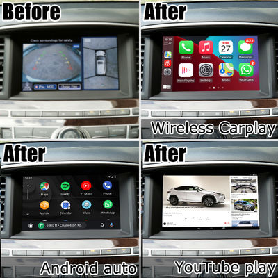 Android 13 Διασύνδεση Carplay Box Yandex Navi Για σύστημα Infiniti QX60 / JX35 Qualcomm 8+128