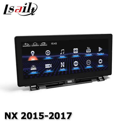 Lexus NX200t 10.25 Αναβάθμιση οθόνης αφής Hexa Processor Android Auto Wireless Carplay