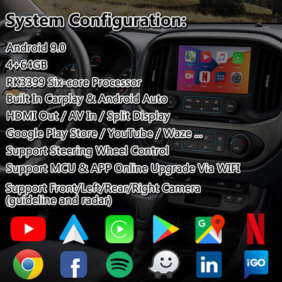 Lsailt Android Carplay Video Interface για Chevrolet Colorado Mylink System