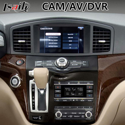 Διεπαφή βίντεο Lsailt πλοήγησης Android για Nissan Quest E52 με Youtube NetFlix Yandex Carplay