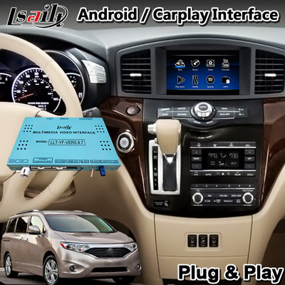 Διεπαφή βίντεο Lsailt πλοήγησης Android για Nissan Quest E52 με Youtube NetFlix Yandex Carplay