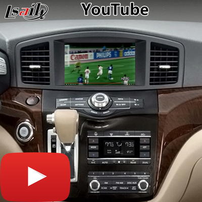 Διεπαφή βίντεο Lsailt πλοήγησης Android για Nissan Quest E52 με Youtube NetFlix Yandex Carplay