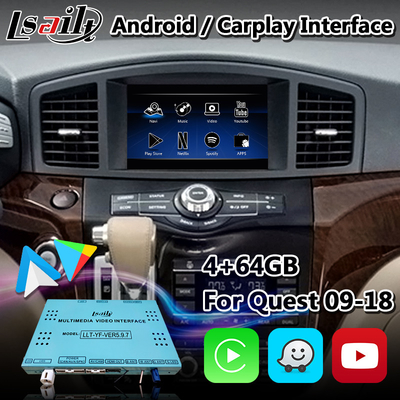 Lsailt Android Carplay Interface για Nissan Quest E52 με ασύρματο Android Auto