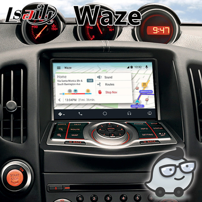 Lsailt Android Carplay Interface για Nissan 370Z με το Youtube Waze NetFlix