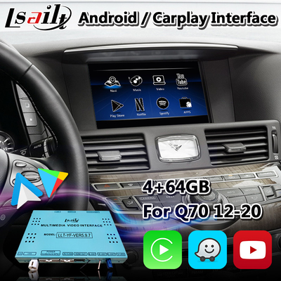 Lsailt Android Multimedia Interface Box για το Infiniti Q70 με ασύρματο Android Auto Carplay