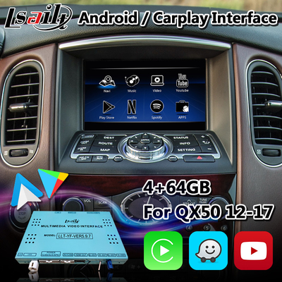 Lsailt Infiniti Carplay Box, Διασύνδεση πλοήγησης GPS Android για QX50 με ασύρματο android auto